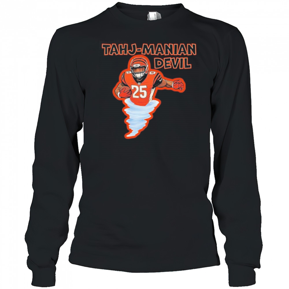 Tahj-Manian Devil graphic shirt Long Sleeved