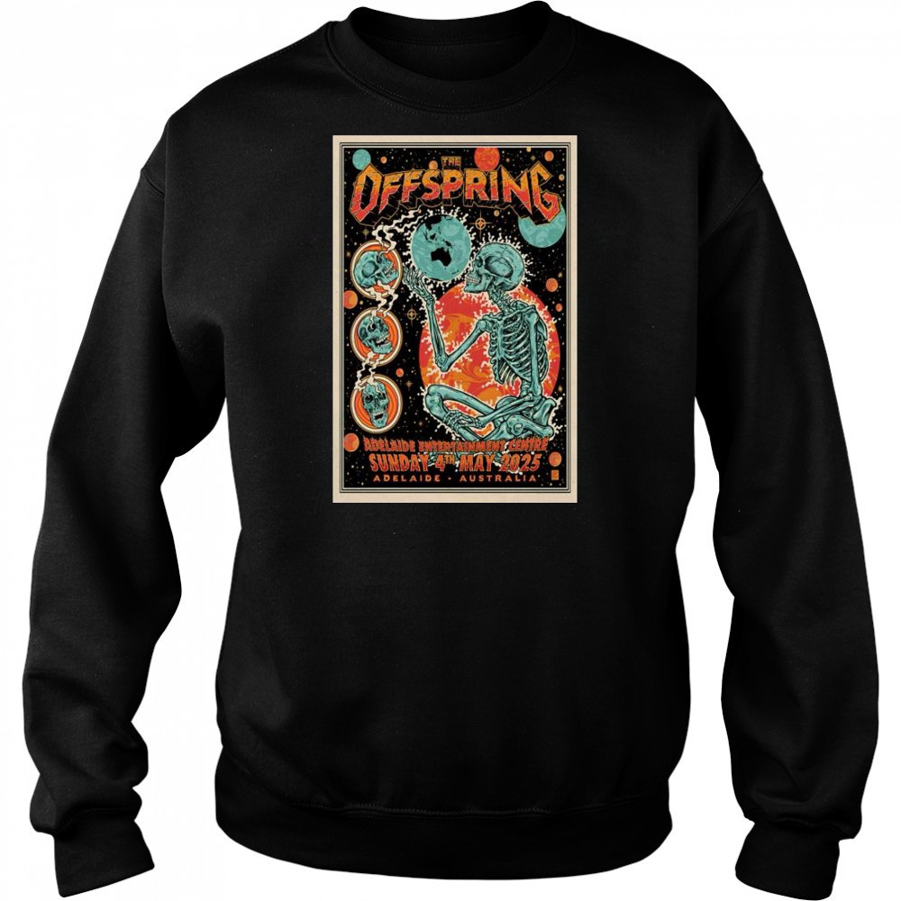 The Offspring Adelaide Entertainment Centre in Adelaide, Australia May 4 2025 Tour t-shirt Hoodie
