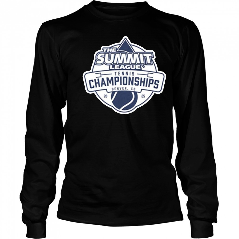 The Summit League Tennis Championships Denver Co 2025 Logo t-shirt Long Sleeved