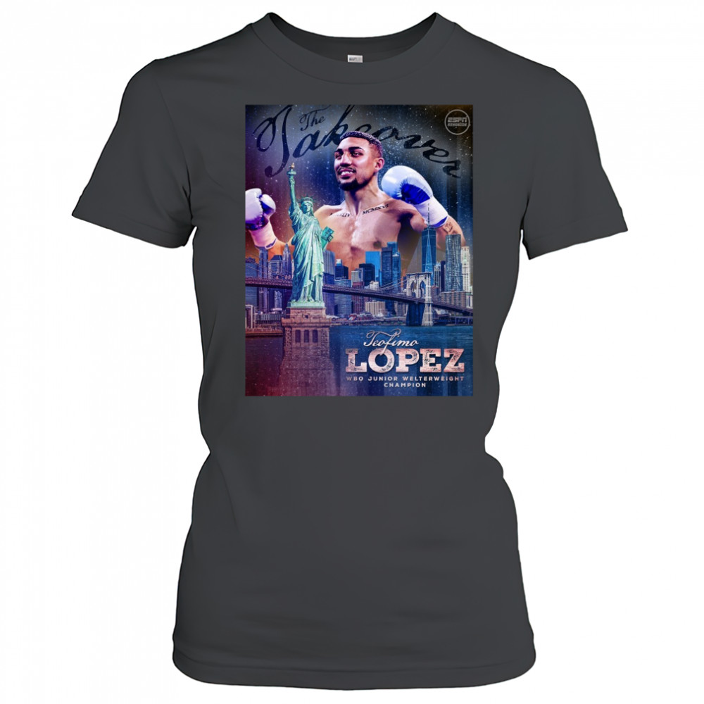 The Takeover Teofimo Lopez WBO Junior Welterweight Champion Poster t-shirt Women's T-shirt