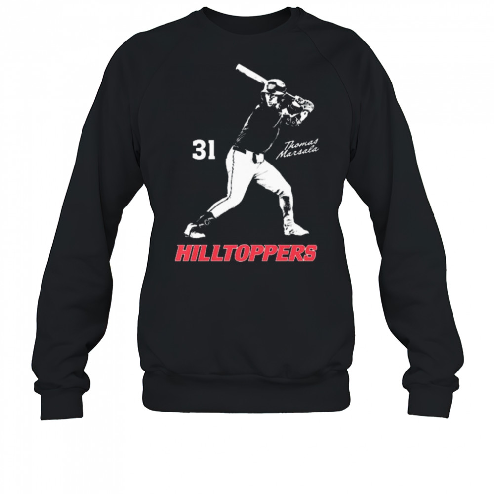 Thomas Marsala Illustrated 31 Western Kentucky Hilltoppers baseball NCAA Division I 2025 t-shirt Sweatshirt