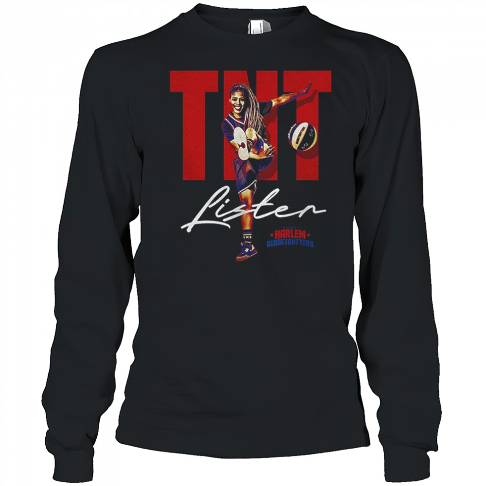 TNT Lister Harlem Globetrotters pass shirt Long Sleeved