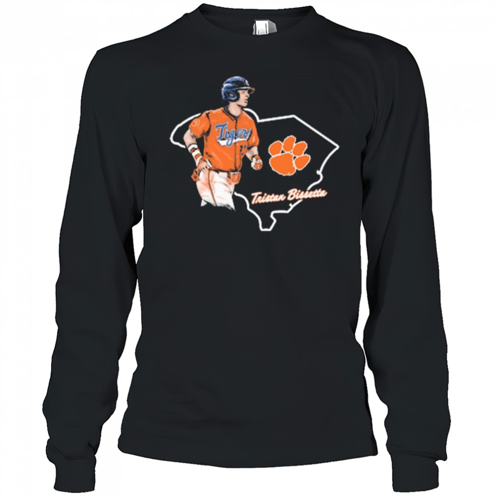 Tristan Bissetta Clemson Tigers Baseball State NCAA Division I 2025 t-shirt Long Sleeved