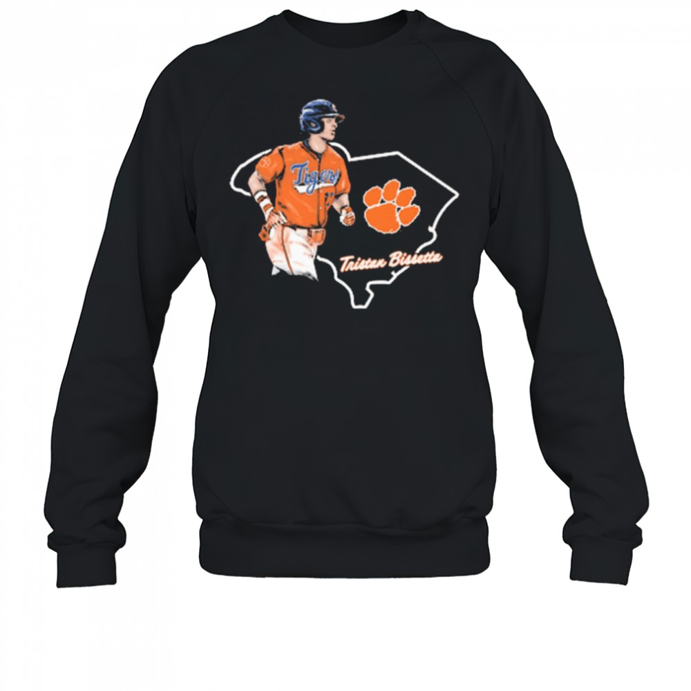 Tristan Bissetta Clemson Tigers Baseball State NCAA Division I 2025 t-shirt Sweatshirt