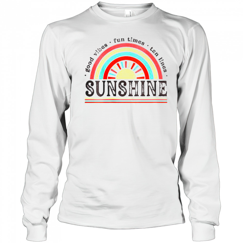 Vibe Fun Times Tan Lines Sunshine T-Shirt Long Sleeved