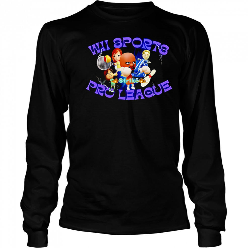 Wii Sports Strike Pro League shirt Long Sleeved