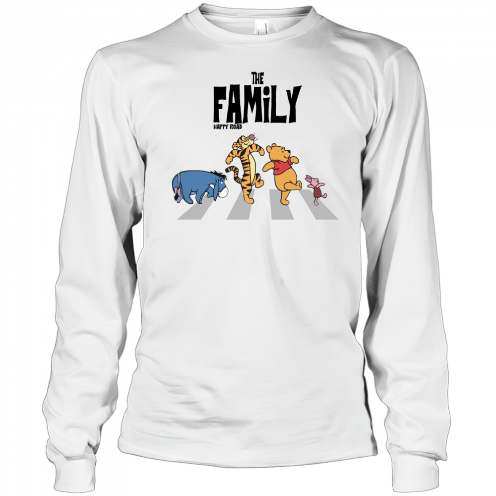 Winnie the Pooh And Friends Abbey Road The Family Happy Road Long Sleeved