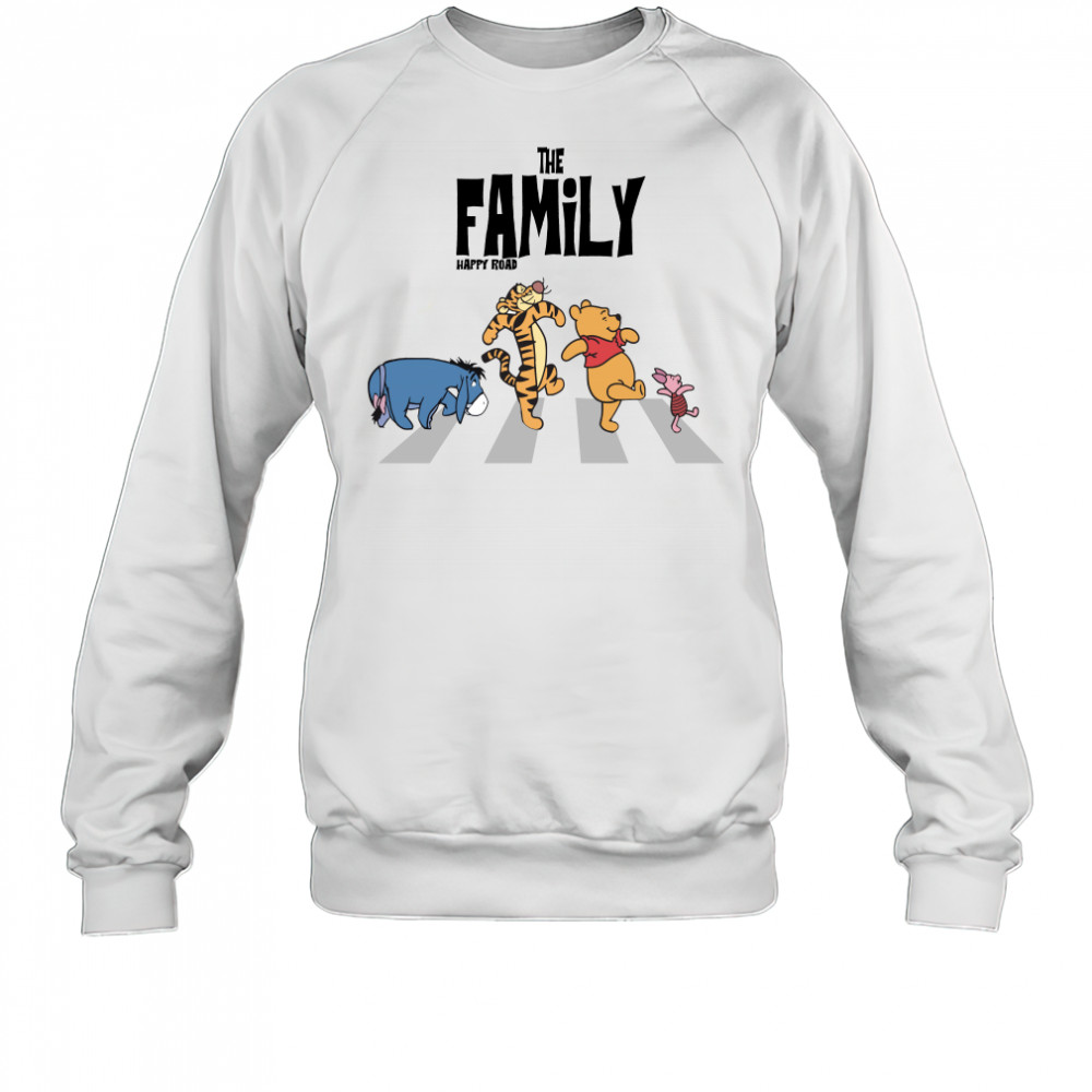 Winnie the Pooh And Friends Abbey Road The Family Happy Road Sweatshirt