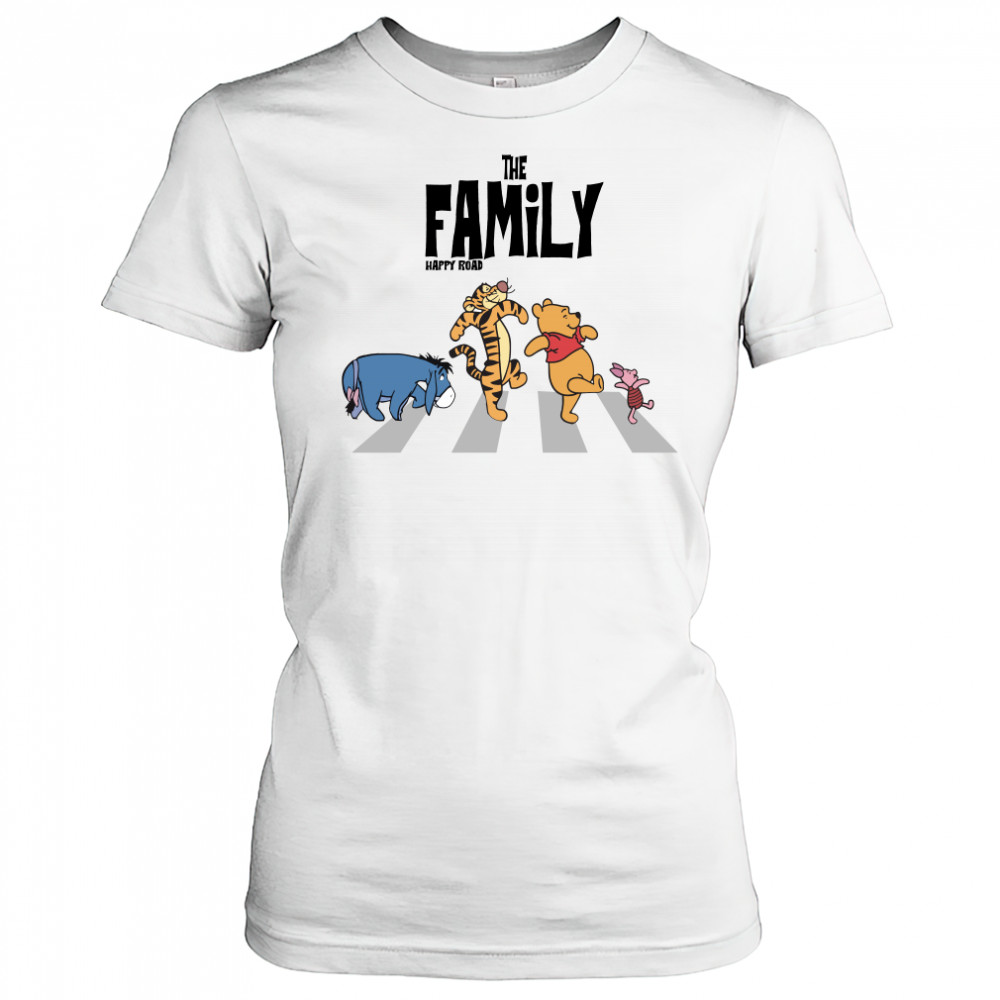 Winnie the Pooh And Friends Abbey Road The Family Happy Road Women's T-shirt