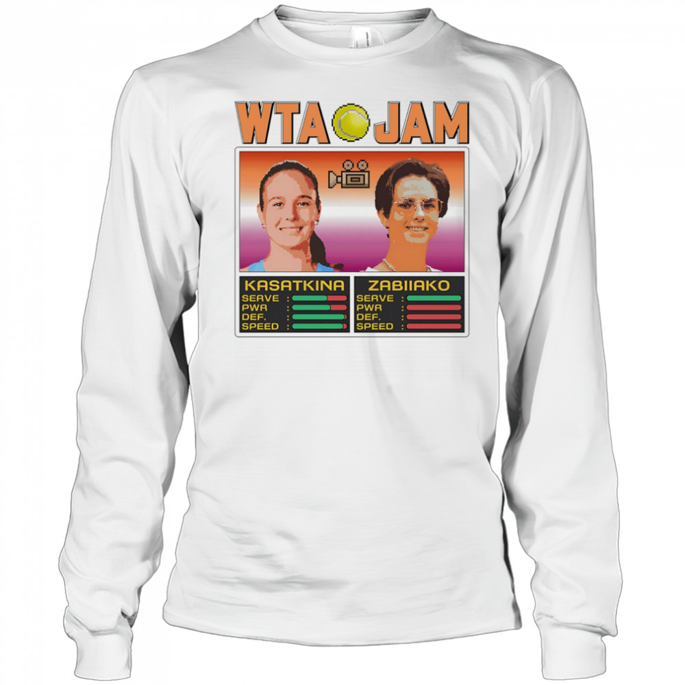 WTA Jam Kasatkina and Zabiiako shirt Long Sleeved