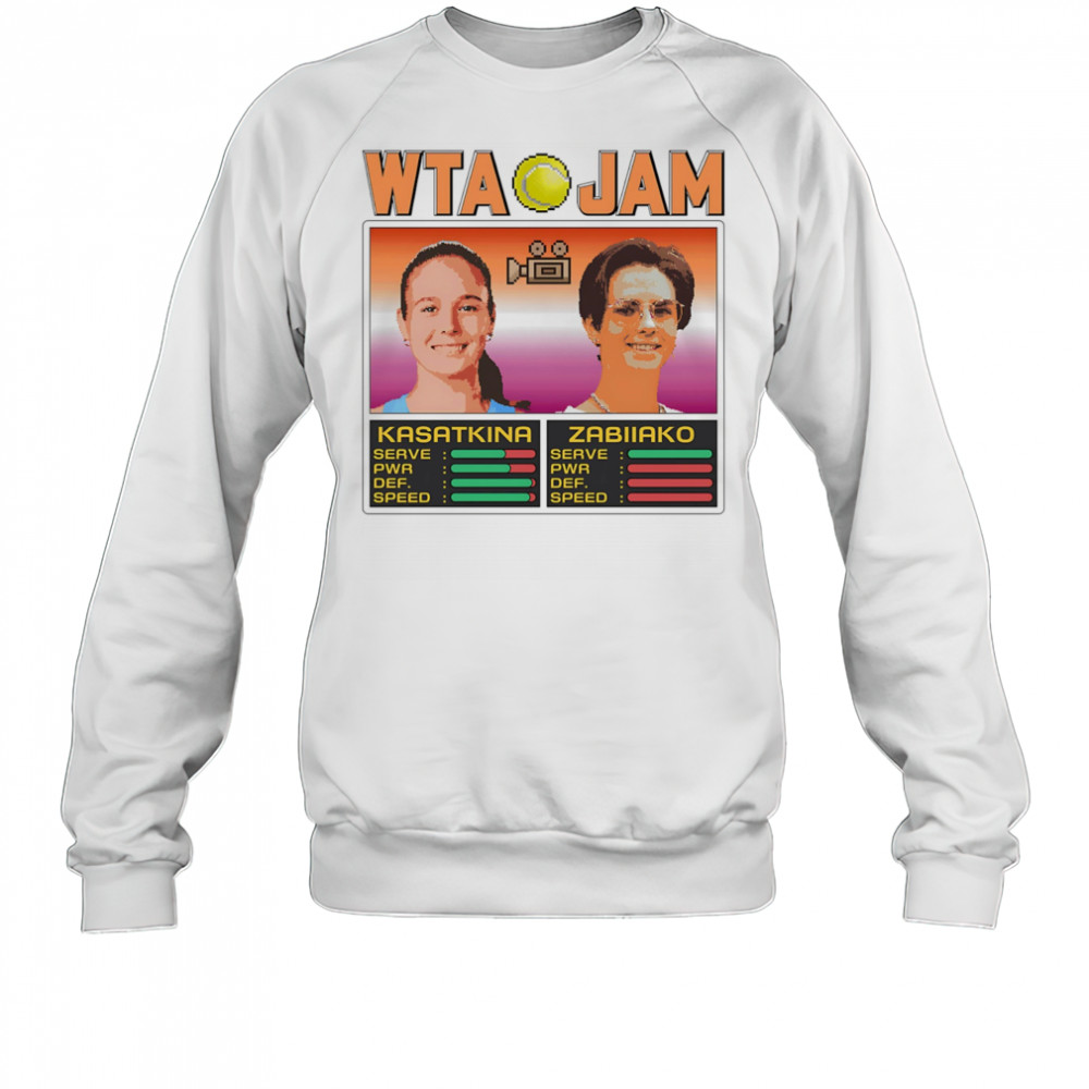 WTA Jam Kasatkina and Zabiiako shirt Sweatshirt