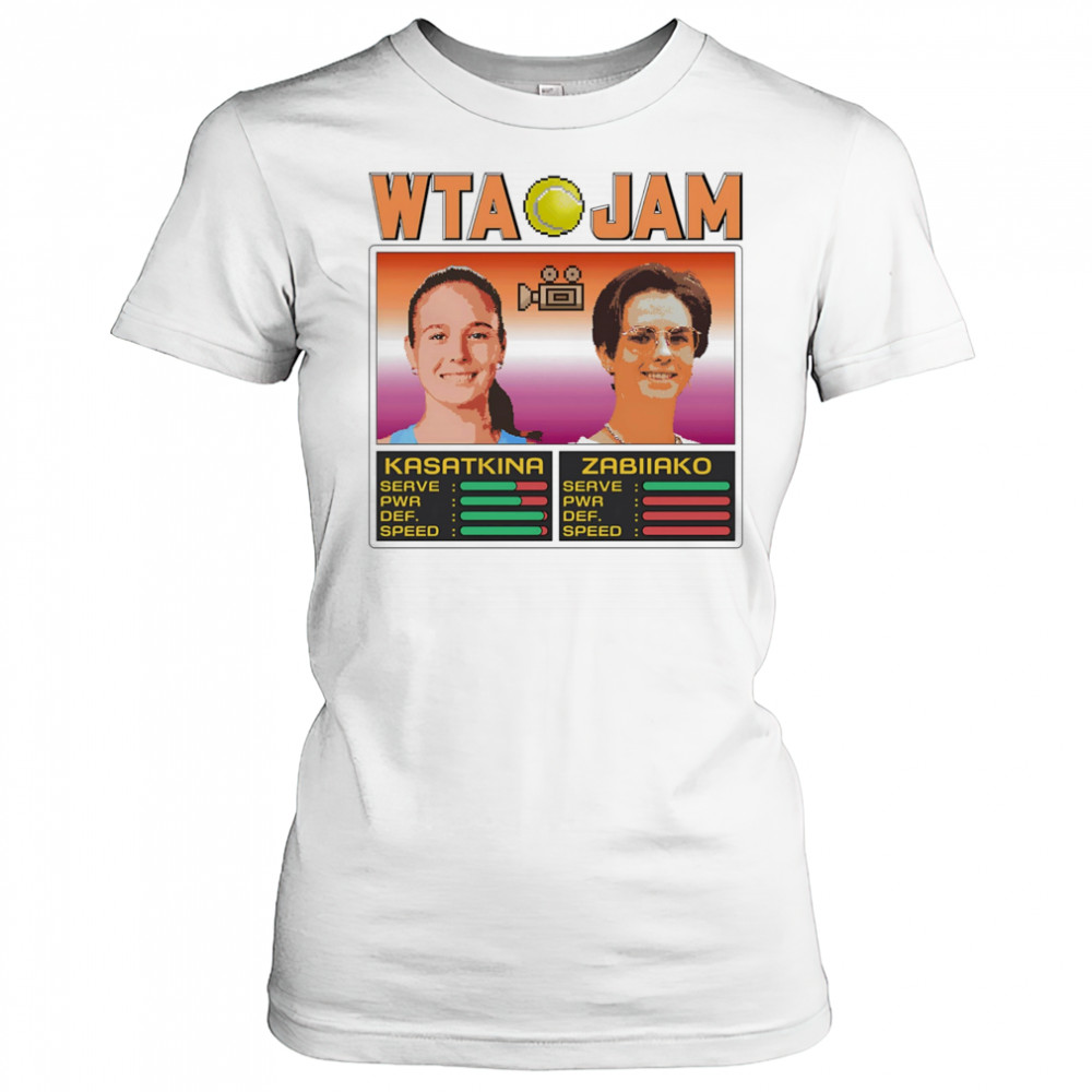WTA Jam Kasatkina and Zabiiako shirt Women's T-shirt