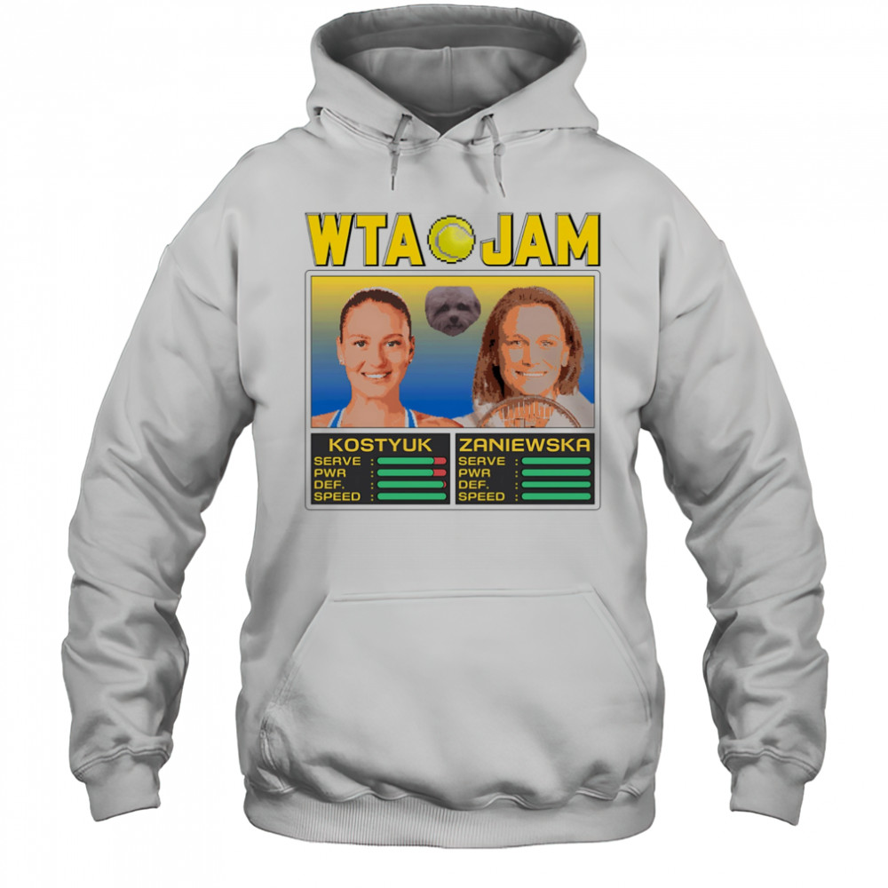 WTA Jam Kostyuk and Zaniewska shirt Hoodie