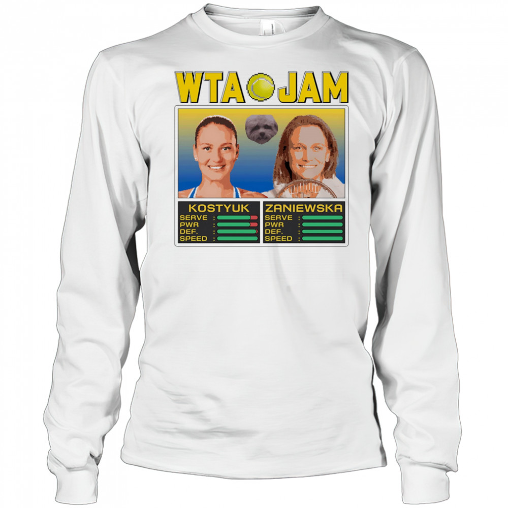 WTA Jam Kostyuk and Zaniewska shirt Long Sleeved