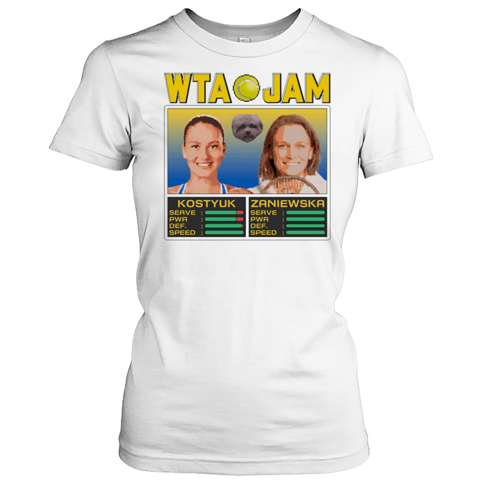 WTA Jam Kostyuk and Zaniewska shirt Women's T-shirt