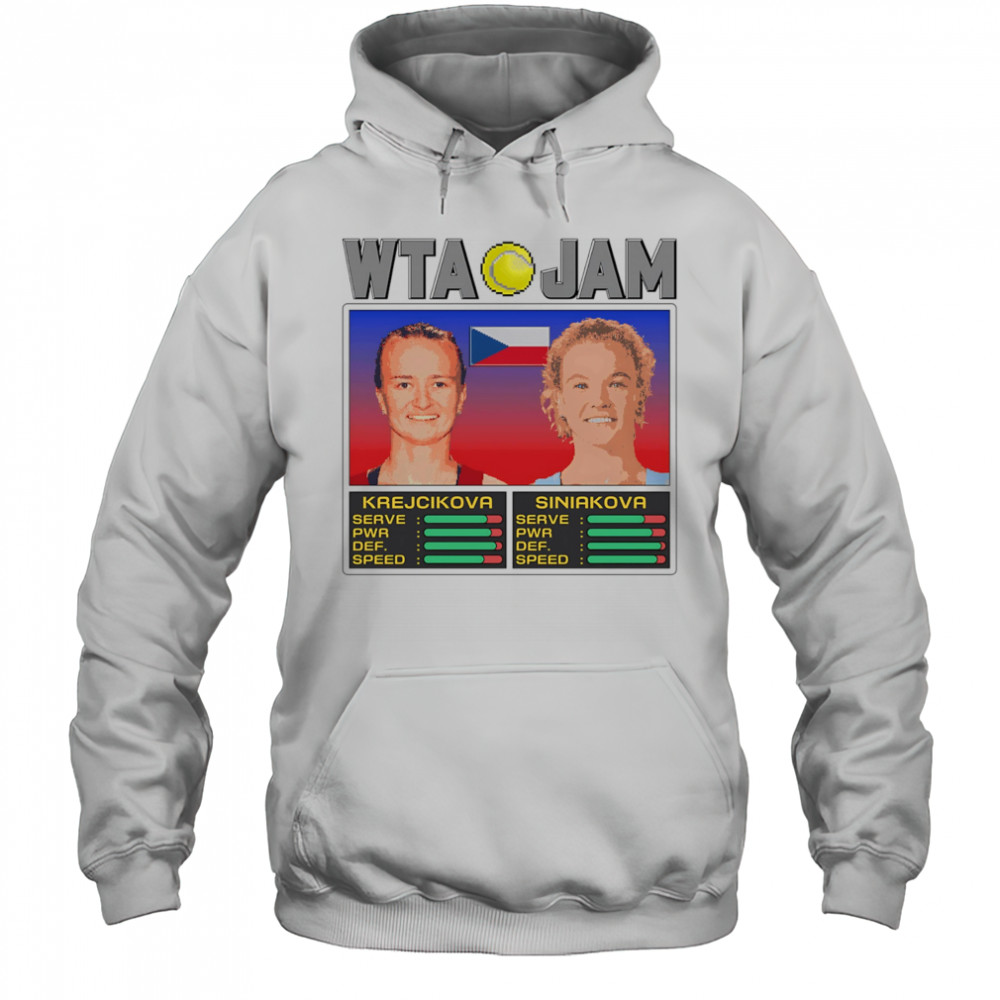 WTA Jam Krejcikova and Siniakova shirt Hoodie