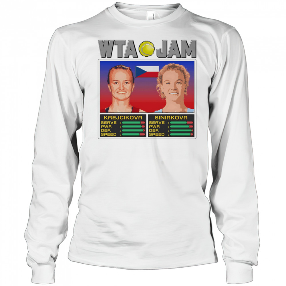 WTA Jam Krejcikova and Siniakova shirt Long Sleeved