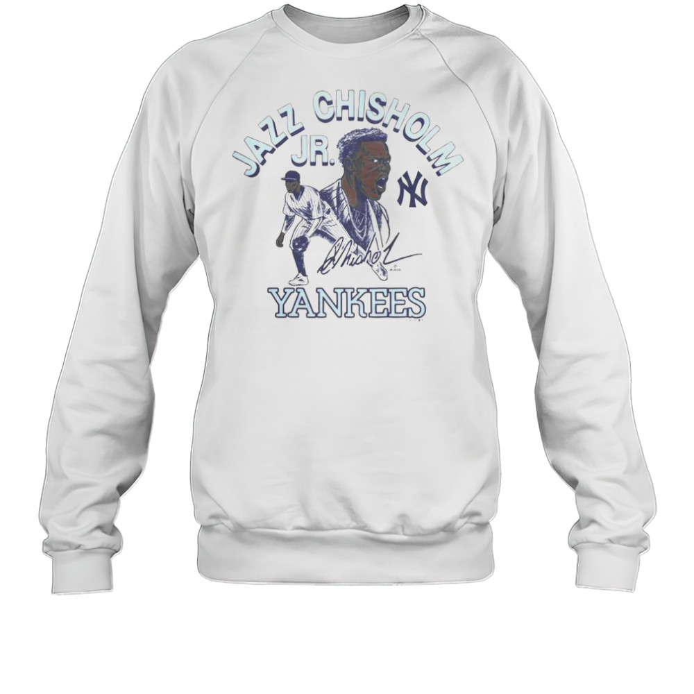 Yankees Jazz Chisholm Jr. Signature T-Shirt Sweatshirt