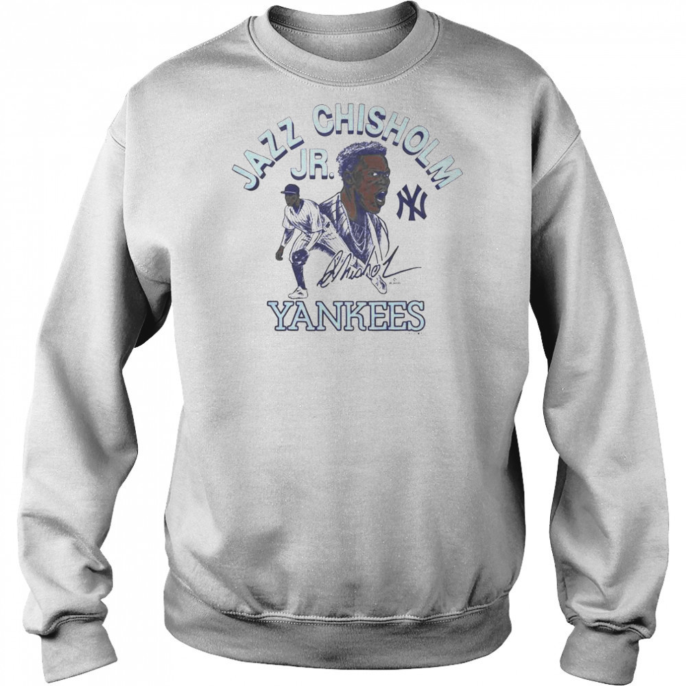 Yankees Jazz Chisholm Jr. Signature T-Shirt Hoodie