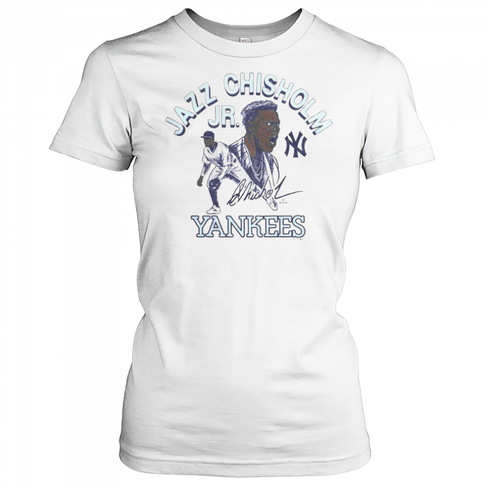 Yankees Jazz Chisholm Jr. Signature T-Shirt Women's T-shirt