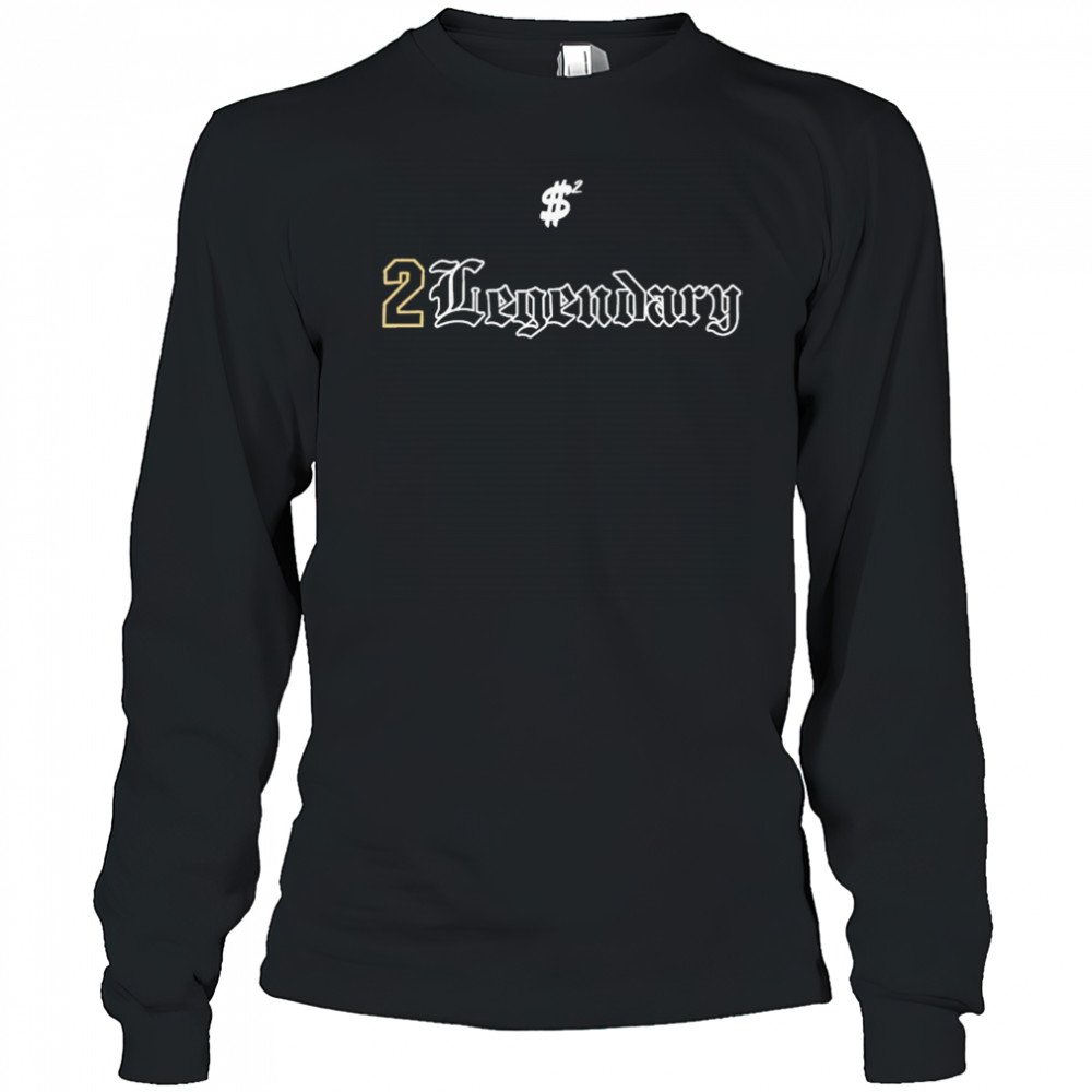 $2 2Legendary Logo T-shirt Long Sleeved