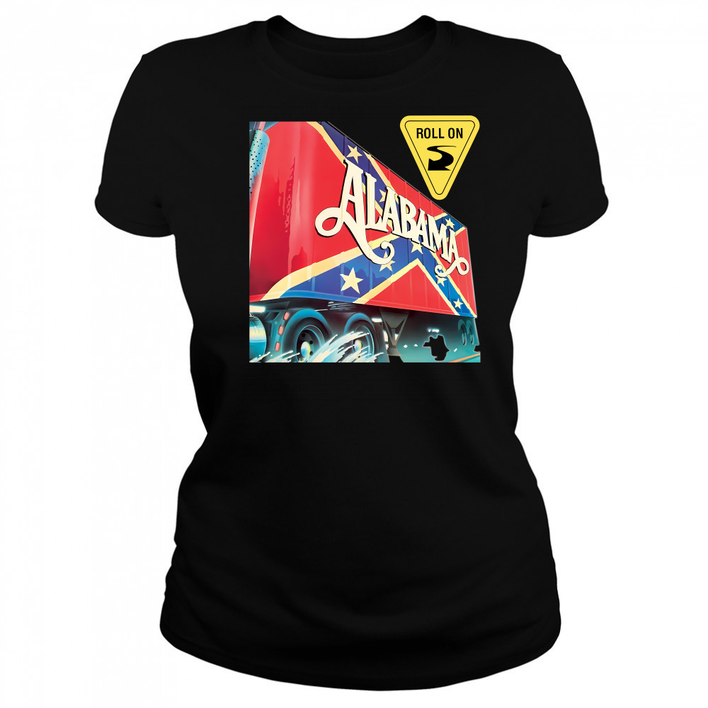 Alabama Band Roll On British Flag Women's T-shirt