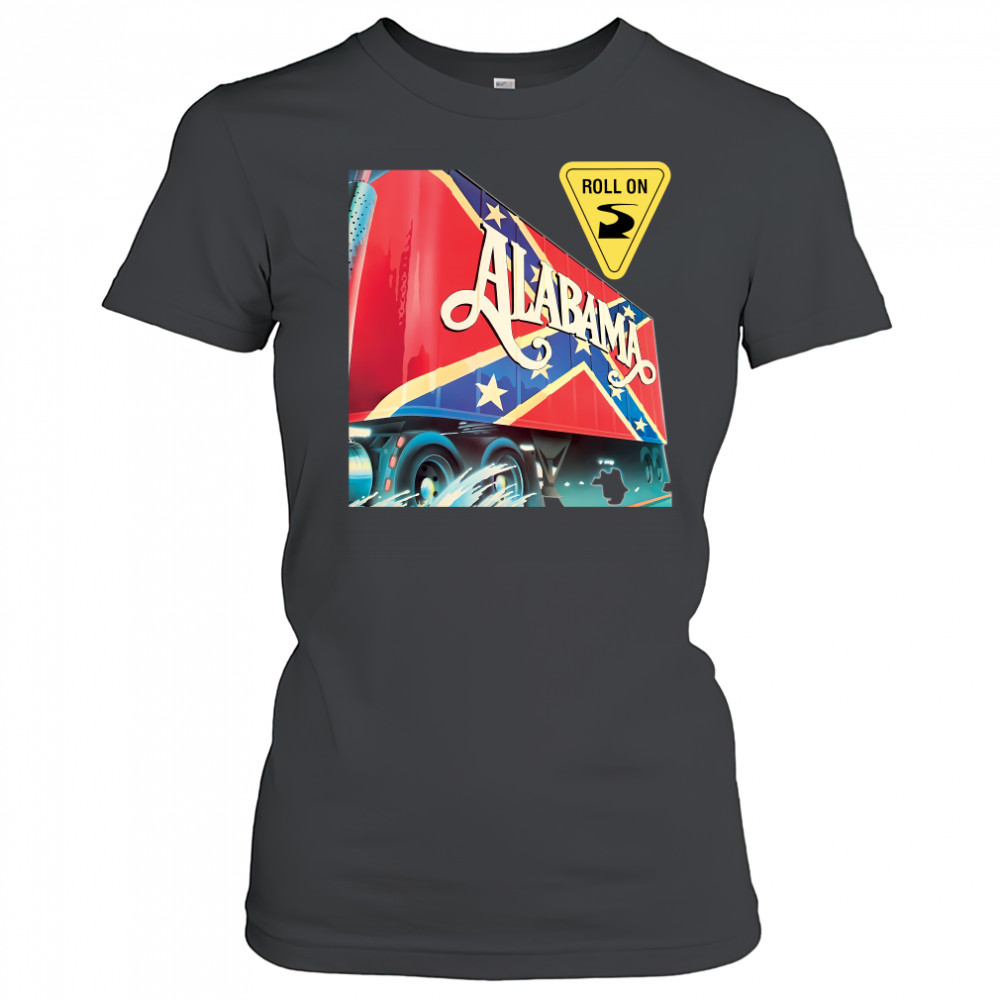 Alabama Band Roll On British Flag Women's T-shirt