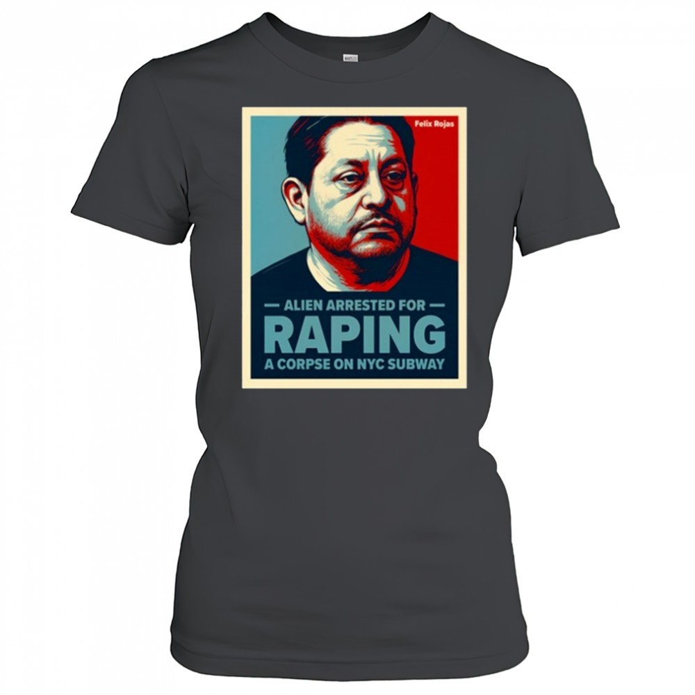Alien Arrested For Raping A Corpse On Nyc Subway Retro Portrait t-shirt Women's T-shirt