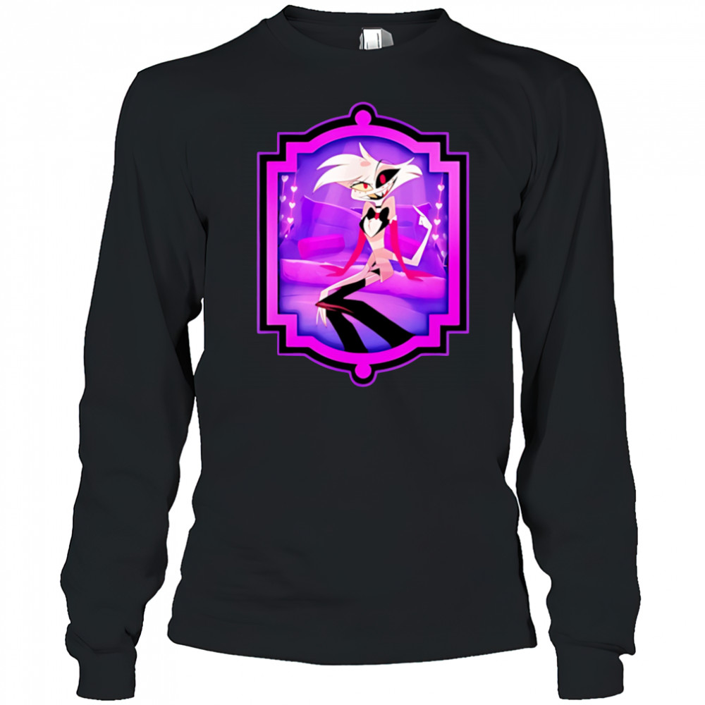 Angel dust the show hazbin hotel shirt Long Sleeved