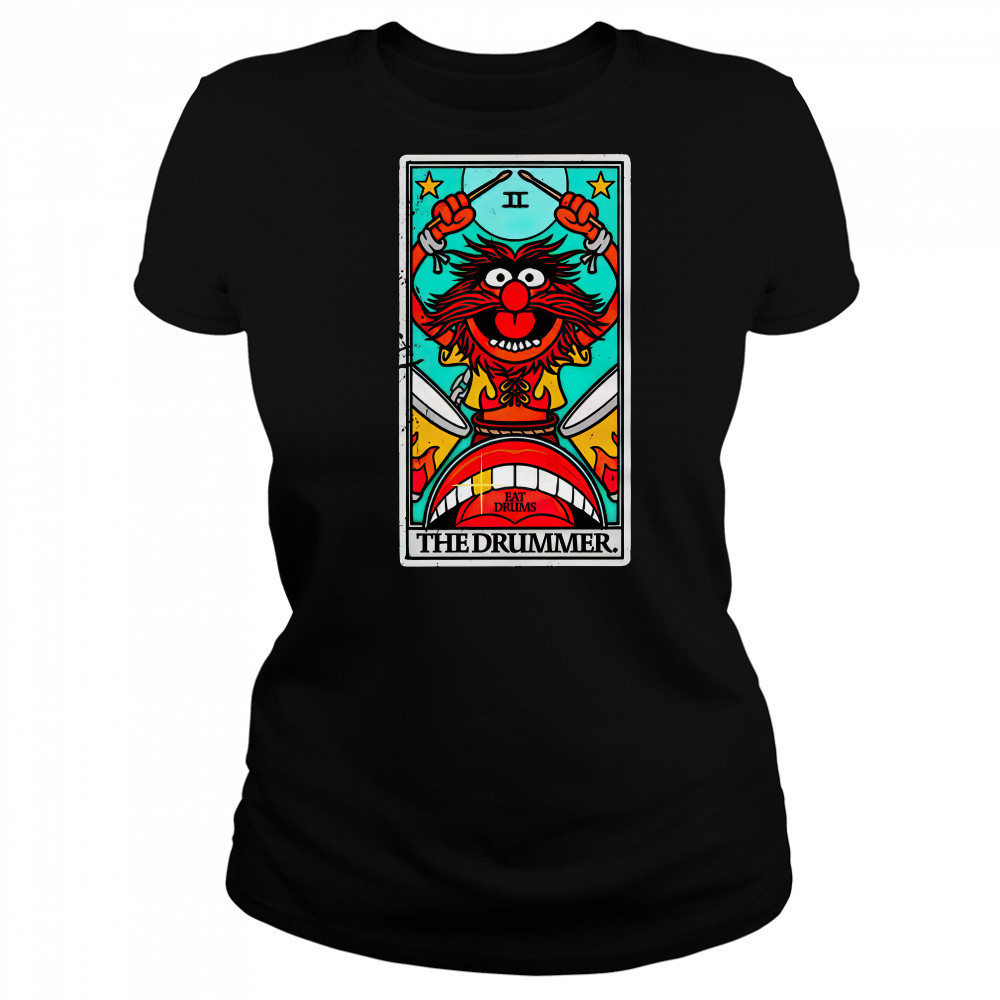 Animal The Muppets The Drummer tarot card Women's T-shirt