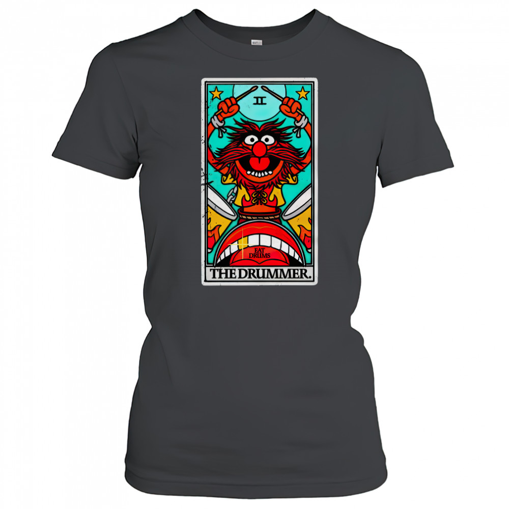 Animal The Muppets The Drummer tarot card Women's T-shirt