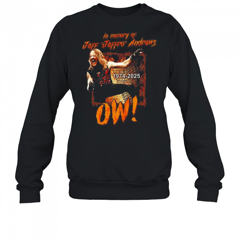 Armor Column Jeffro In Memory Of Jeff Jeffro Andrews 1974-2025 Shirt Sweatshirt