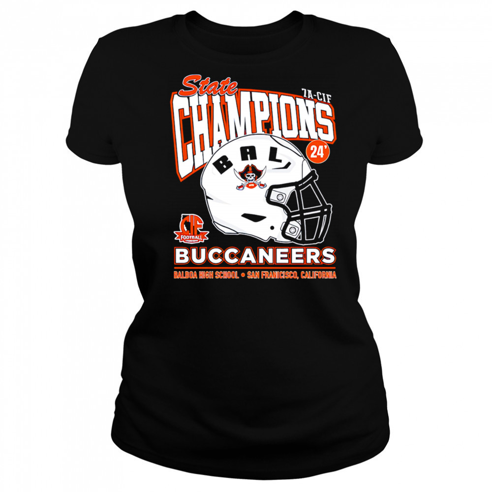 Balboa State Champs Buccaneers helmet shirt Women's T-shirt