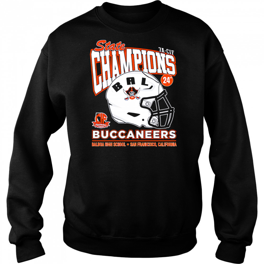 Balboa State Champs Buccaneers helmet shirt Hoodie