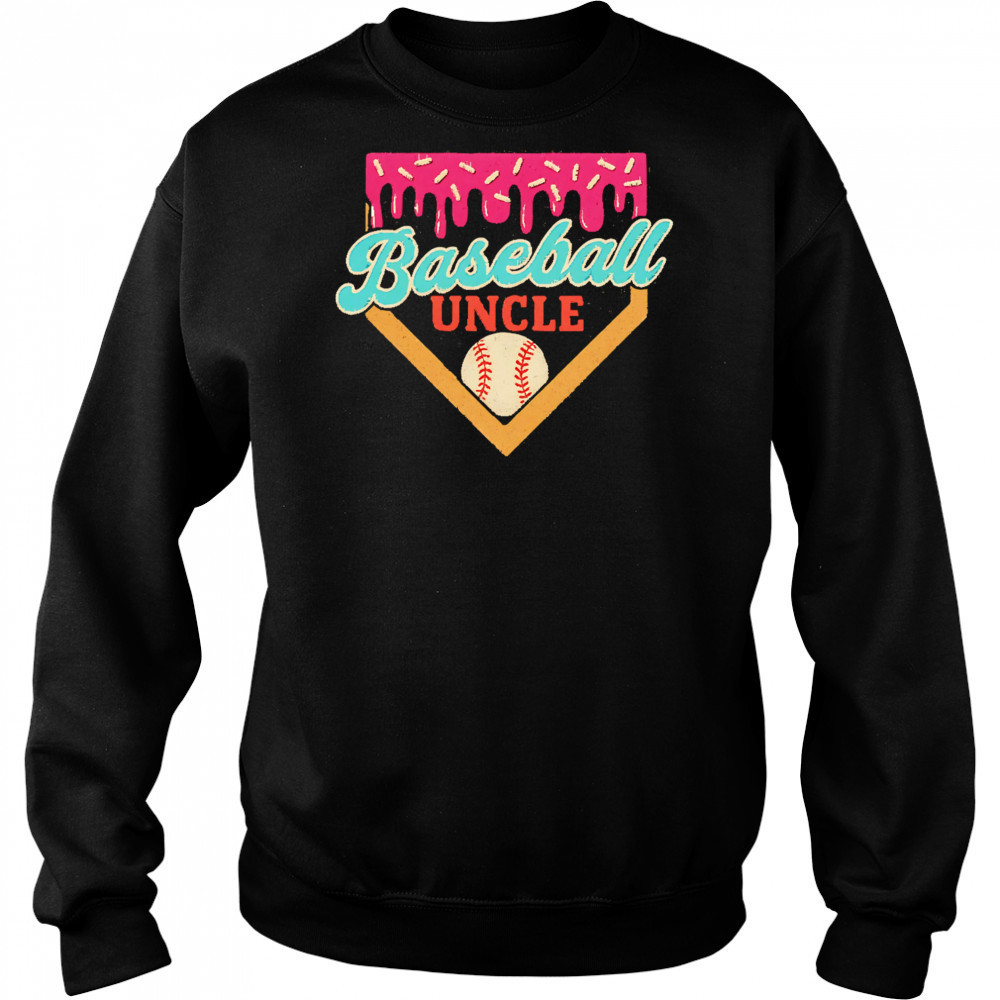 Baseball Uncle Ice Cream Drip shirt Hoodie