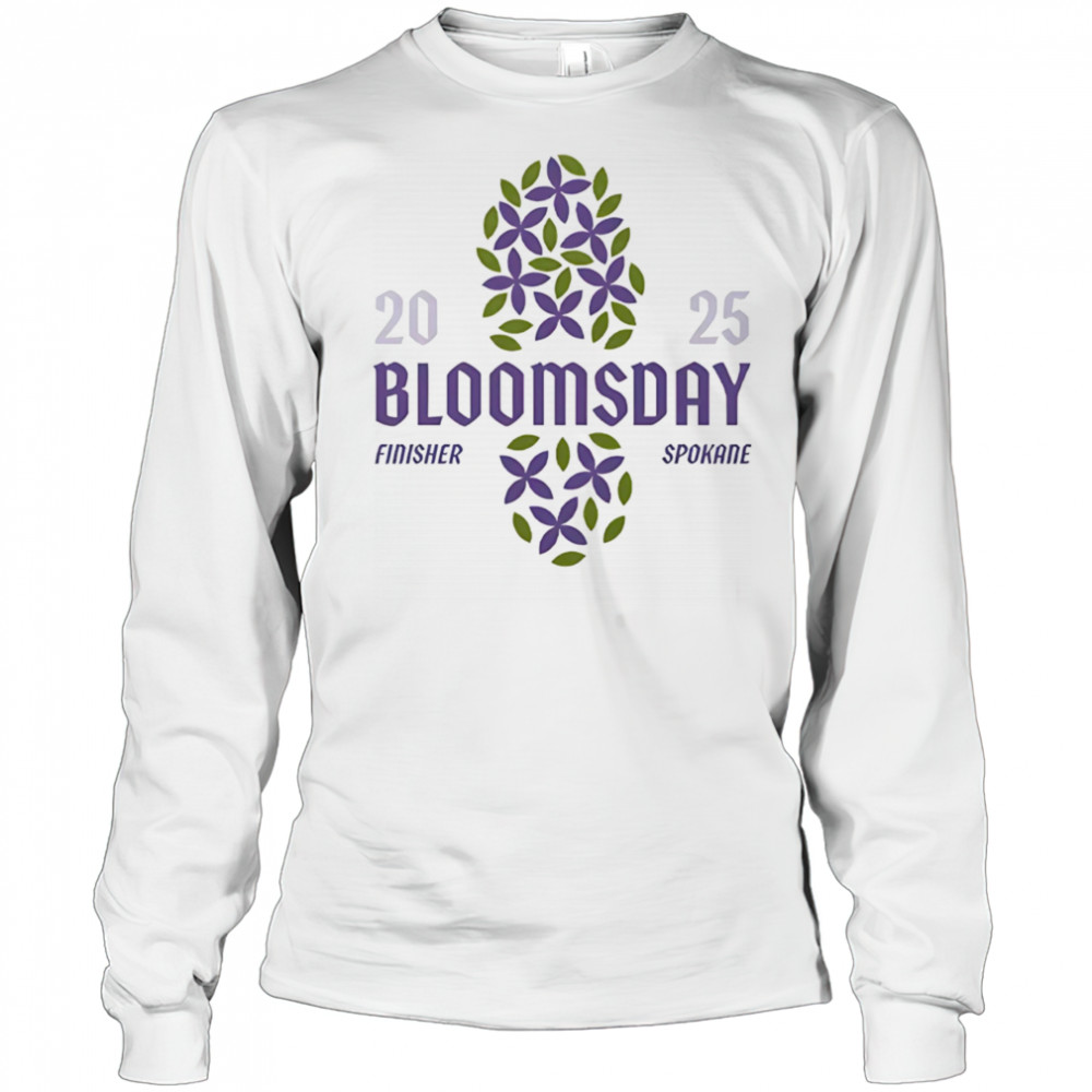 Bloomsday 2025 Finisher Spokane shirt Long Sleeved