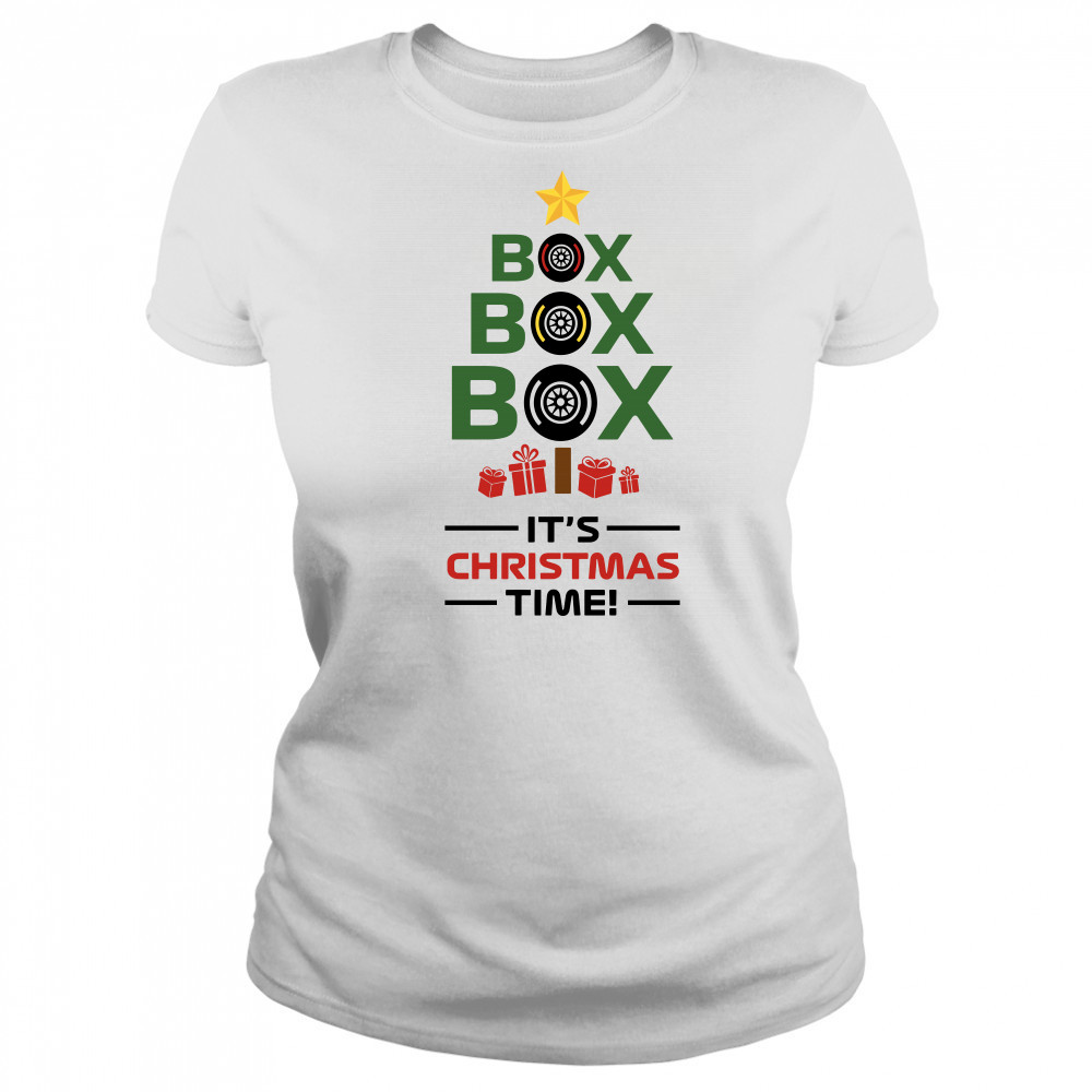 Box Box Box It’s Christmas Time F1 Xmas Women's T-shirt