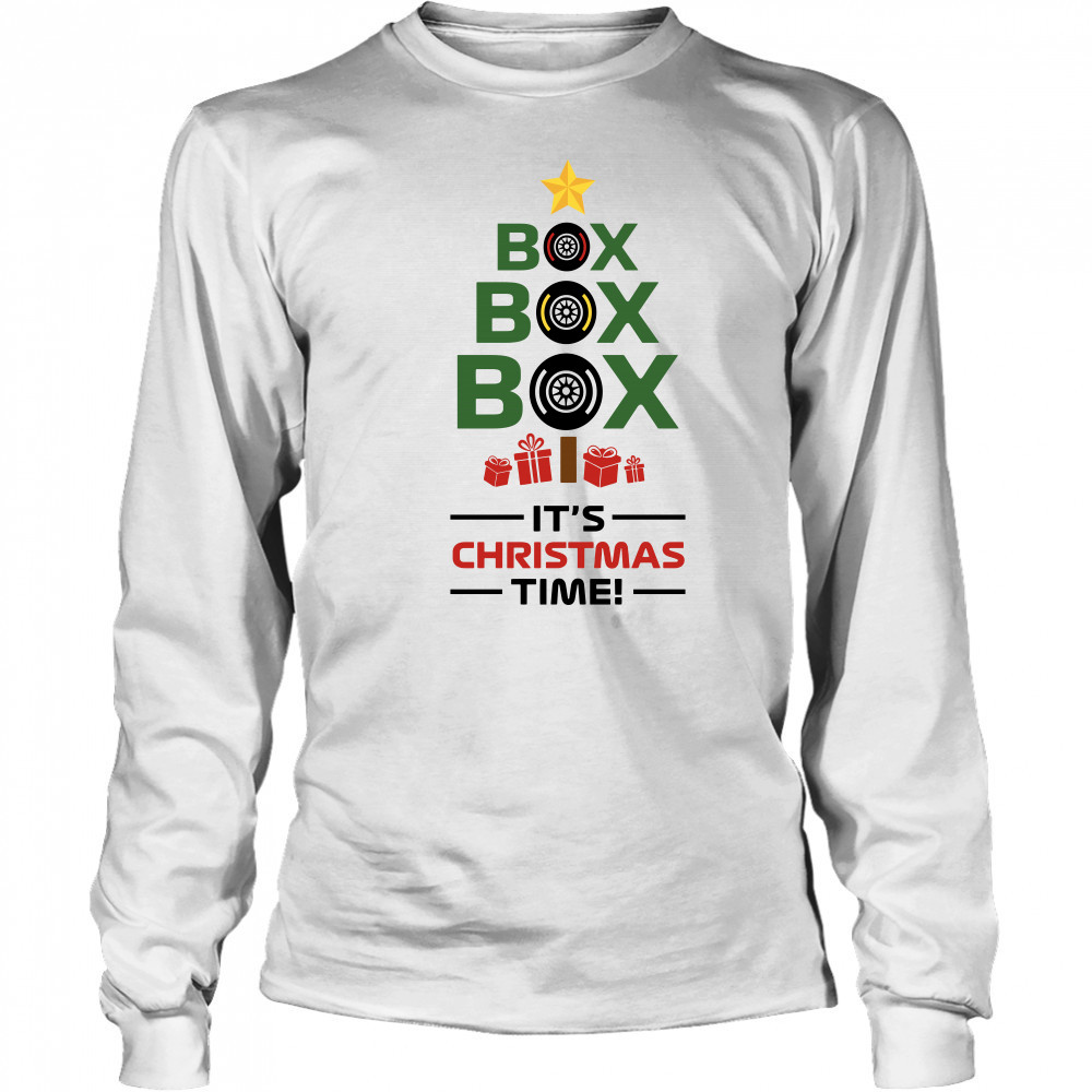 Box Box Box It’s Christmas Time F1 Xmas Long Sleeved
