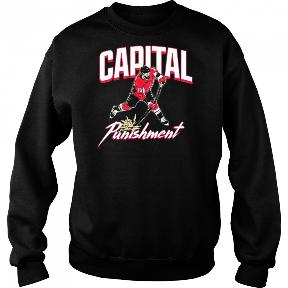 Capital Punishment Tom Wilson Washington Capitals Hockey t-shirt Hoodie