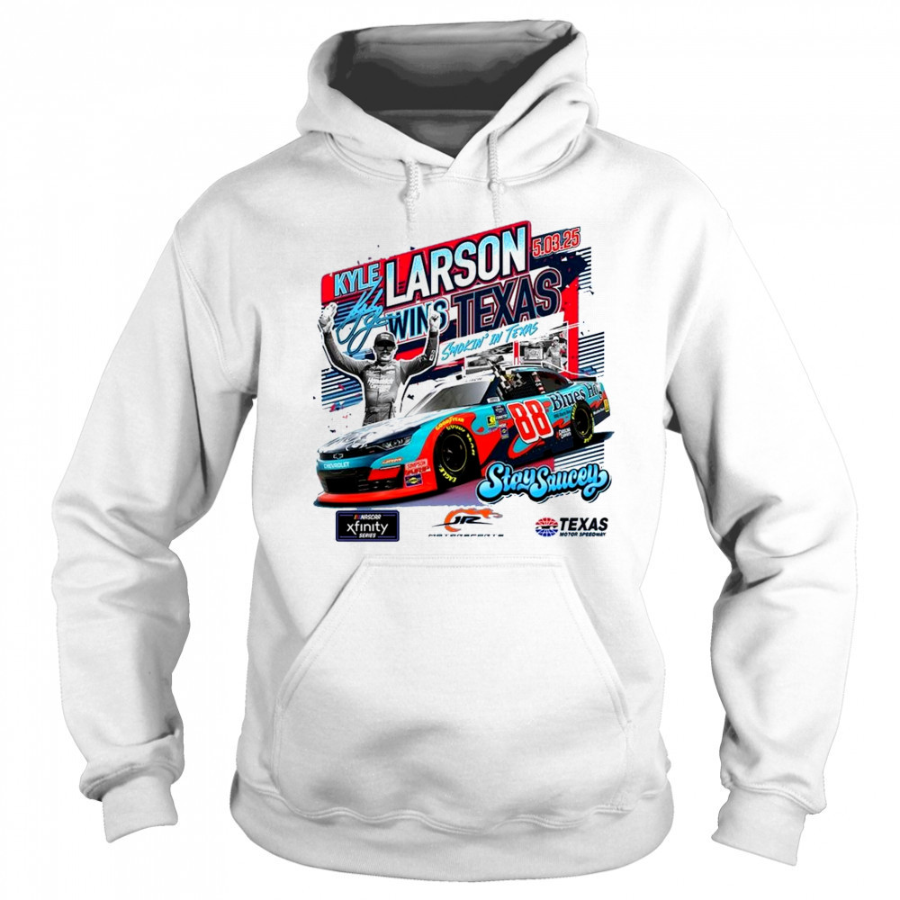 Checkered Flag Sports Kyle Larson 2025 Xfinity Series Andy’s Frozen Custard 300 Race Winner Texas Signature 2025 t-shirt Sweatshirt