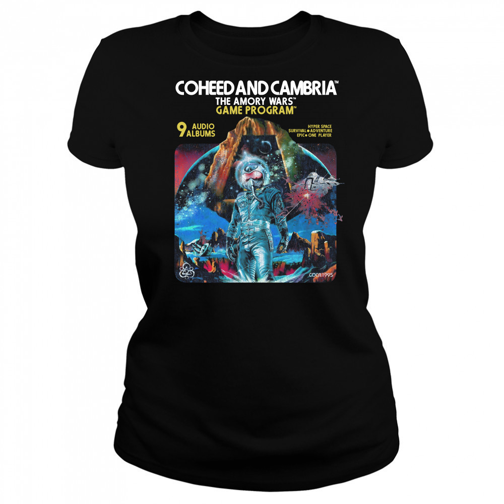 Coheed and Cambria The Amory Wars Game Program 9 audio albums Women's T-shirt