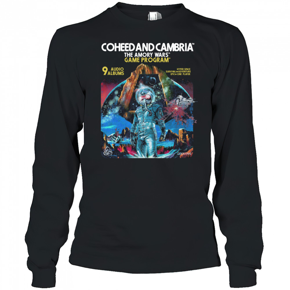 Coheed and Cambria The Amory Wars Game Program 9 audio albums Long Sleeved