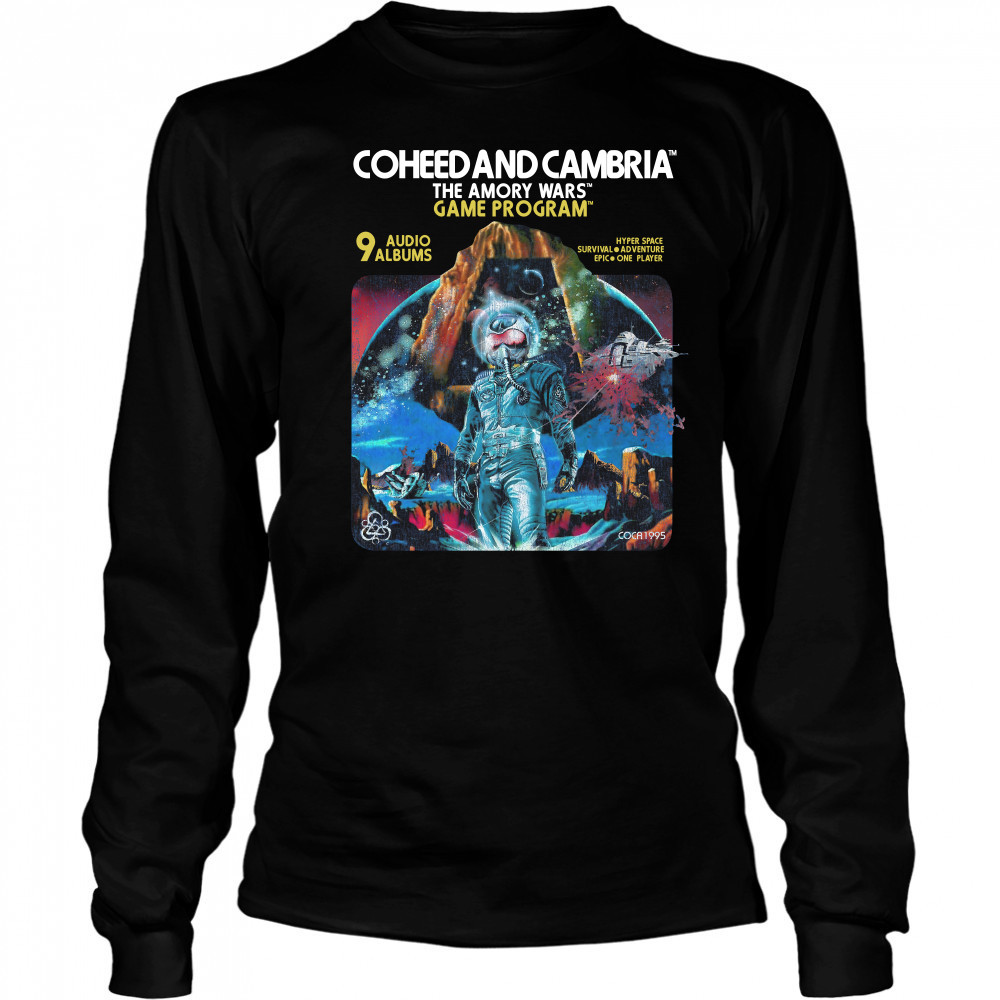 Coheed and Cambria The Amory Wars Game Program 9 audio albums Long Sleeved