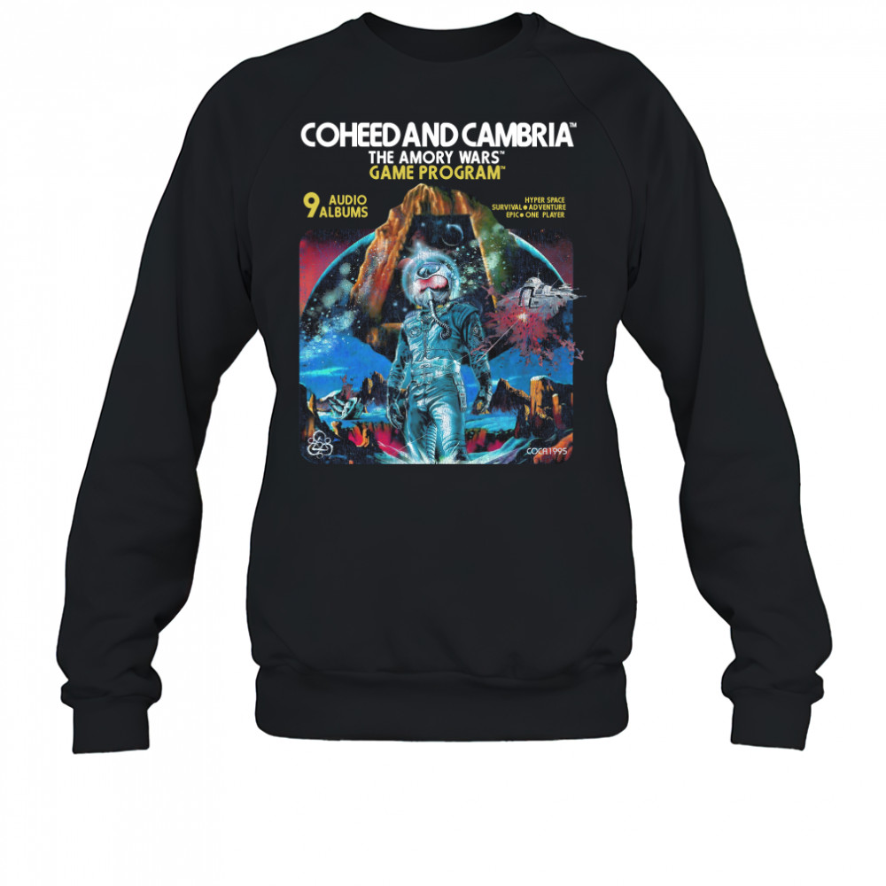 Coheed and Cambria The Amory Wars Game Program 9 audio albums Sweatshirt