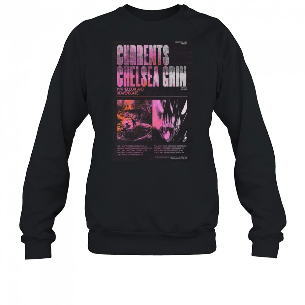 Currents Poster Australia May 2025 Tour Shirt Sweatshirt