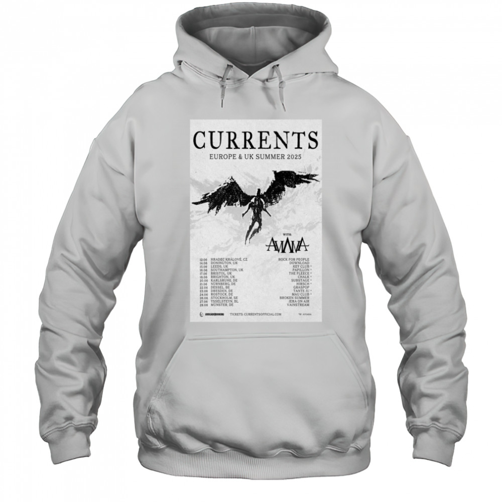 Currents Poster Europe & UK Summer 2025 Shirt Hoodie