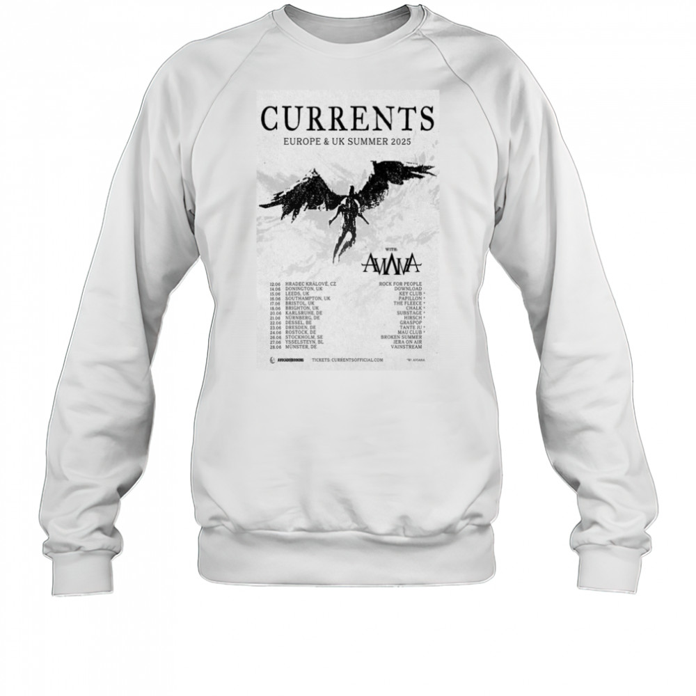 Currents Poster Europe & UK Summer 2025 Shirt Sweatshirt