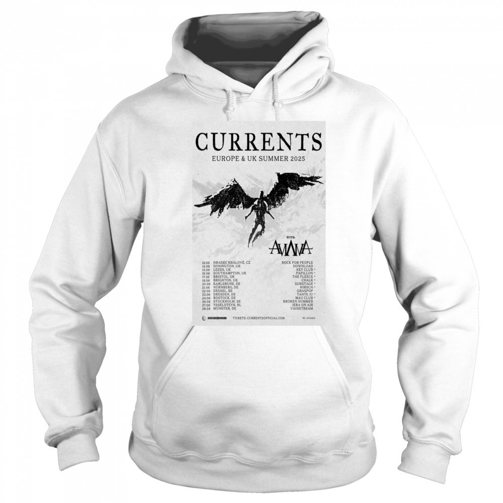 Currents Poster Europe & UK Summer 2025 Shirt Sweatshirt
