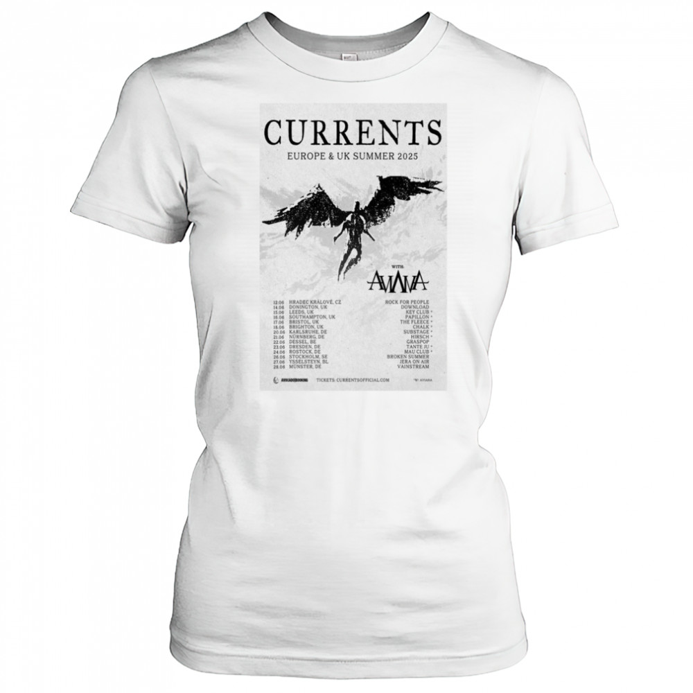 Currents Poster Europe & UK Summer 2025 Shirt Women's T-shirt