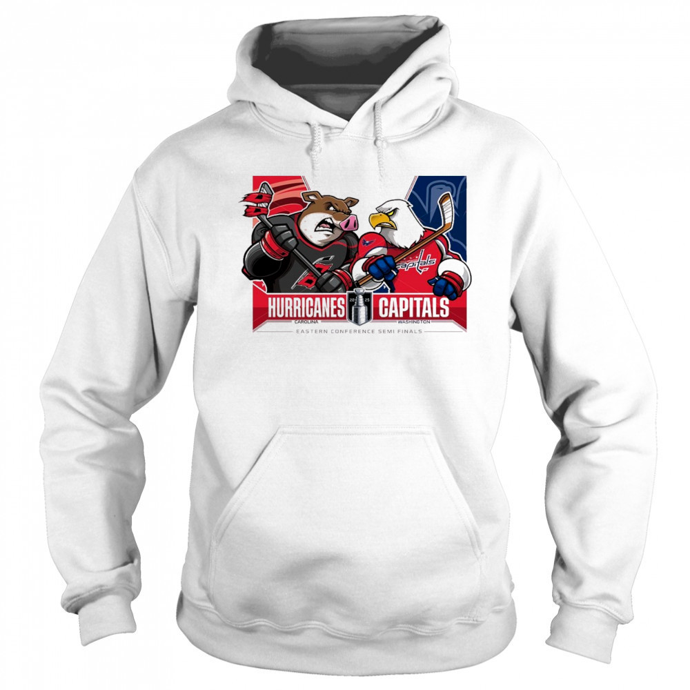 Dallas Stars Vs Carolina Hurricanes 2025 2nd Round Matchups Eastern Conference Semi Finals Mascot t-shirt Sweatshirt